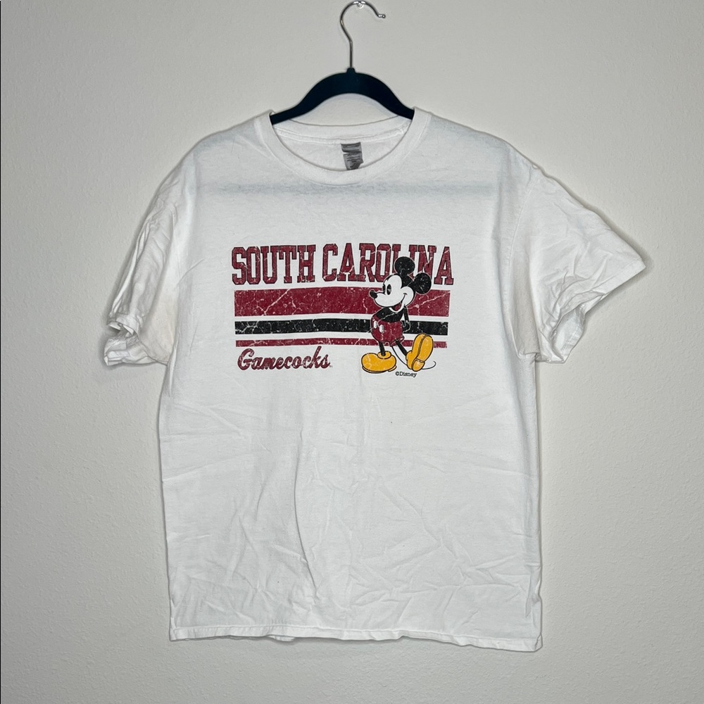 Disney White South Carolina Graphic Tee
